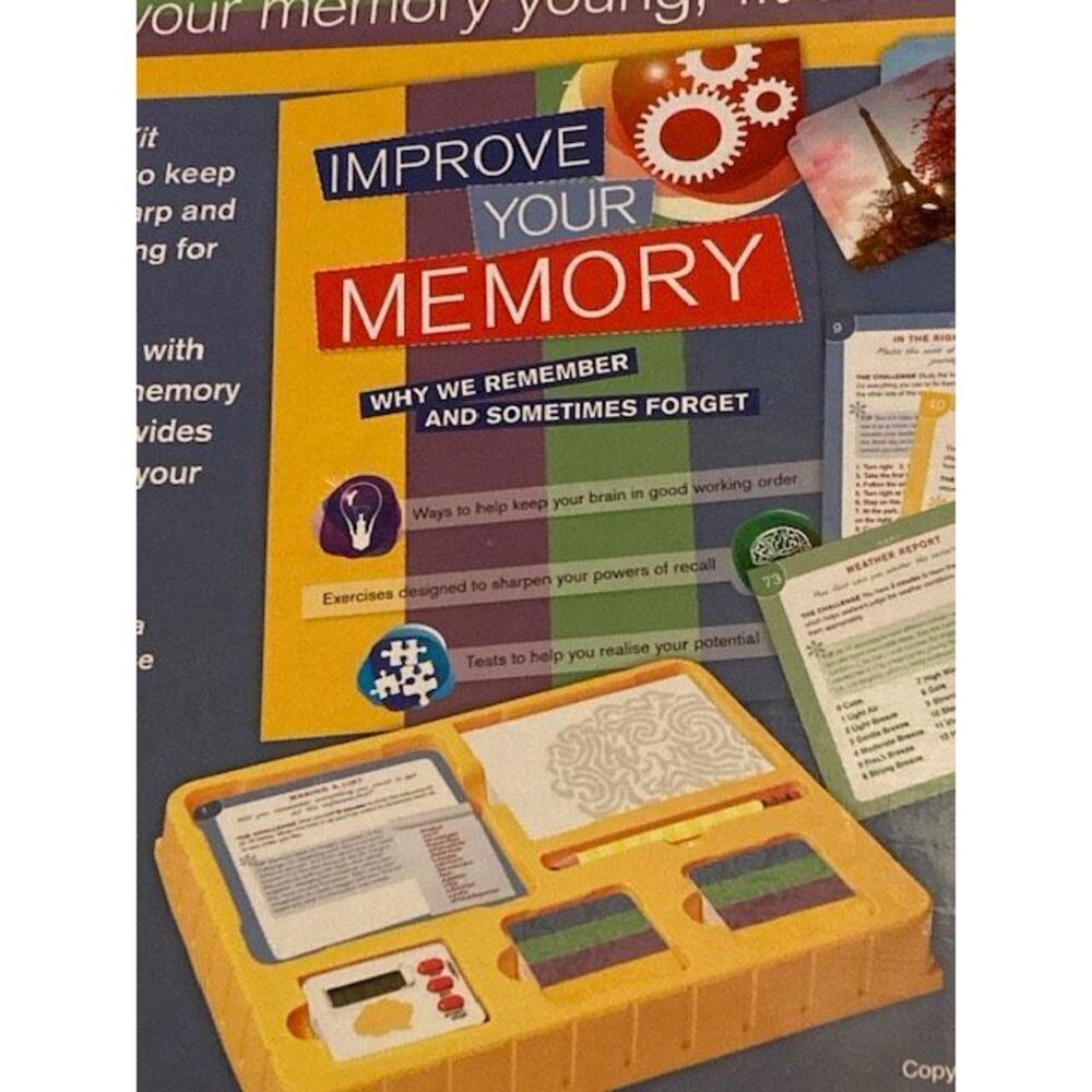 NEW Reader's Digest ‘Improve Your Memory Kit’ Game for Adults / Sealed Box - Picture 5 of 12